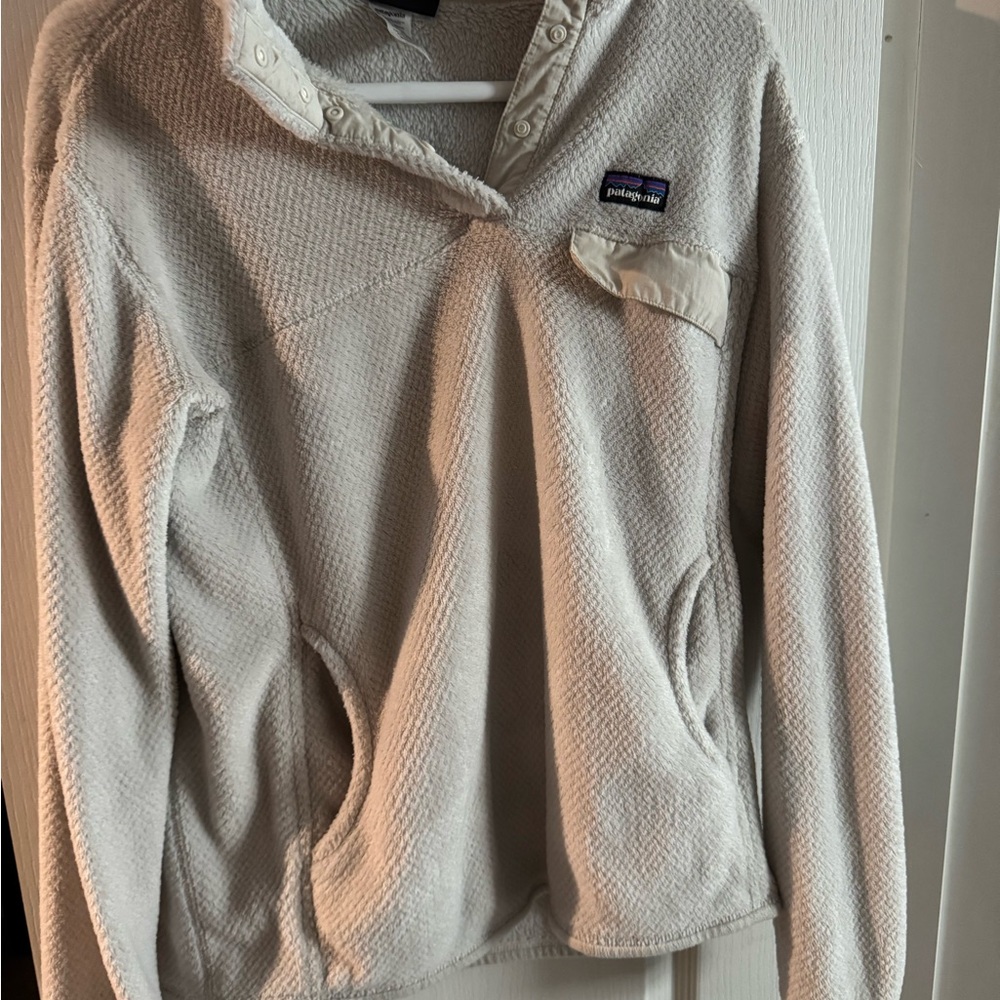 Patagonia Cream Pullover Fleece
